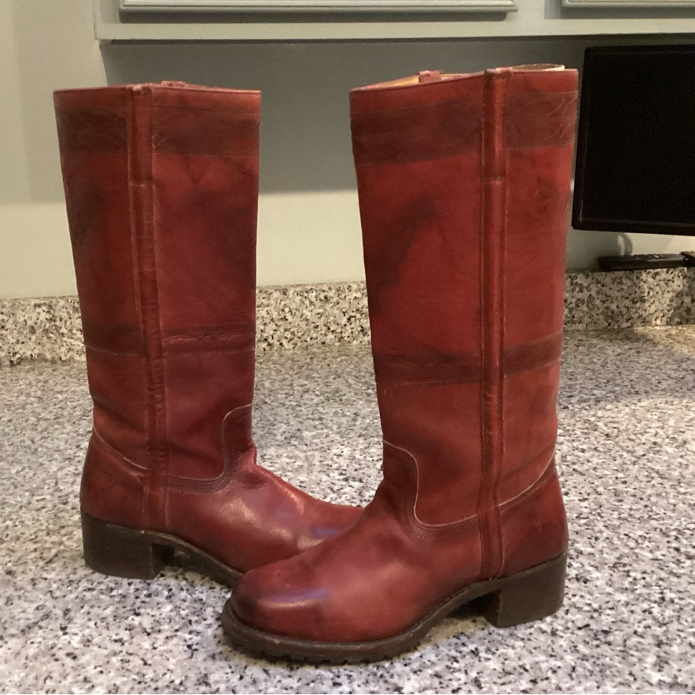 Frye Campus Stitching Horse Boots